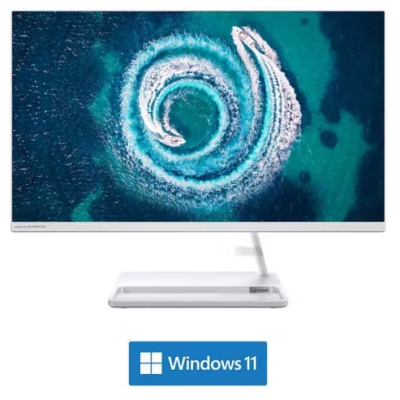 臺(tái)式一體機(jī)電腦 聯(lián)想AIO逸-24 i5-10210U/8G/512G固態(tài)/24寸液晶顯示器，白色